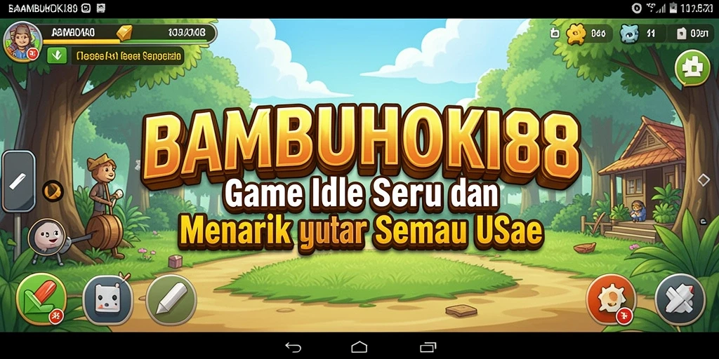 Screenshot BAMBUHOKI88 menampilkan gameplay Idle yang menarik dan menyenangkan.