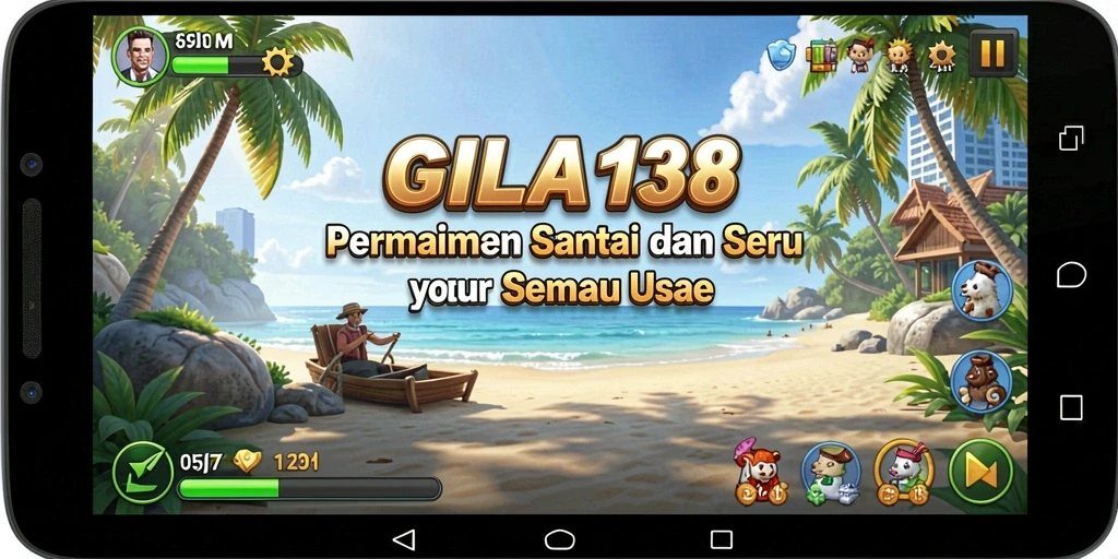 Tampilan seru gameplay GILA138 dengan grafik yang cerah dan menarik.