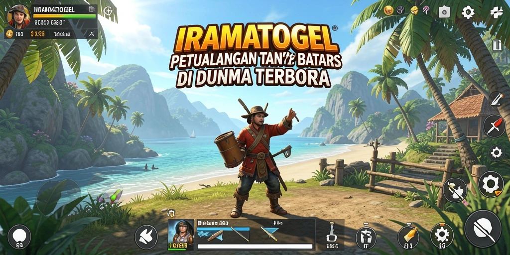 Gameplay IRAMATOGEL yang memukau dalam dunia terbuka.