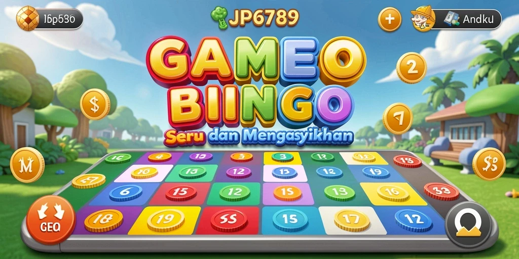 Tampilan seru permainan Bingo di JP6789 dengan interaksi pemain.