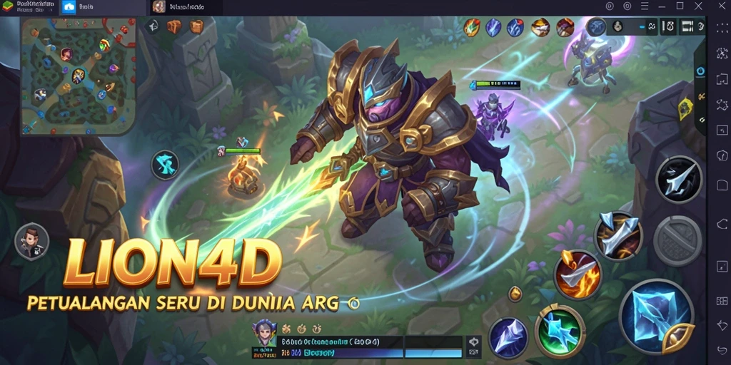 Tangkapan layar gameplay ARPG yang menampilkan aksi seru dalam LION4D.