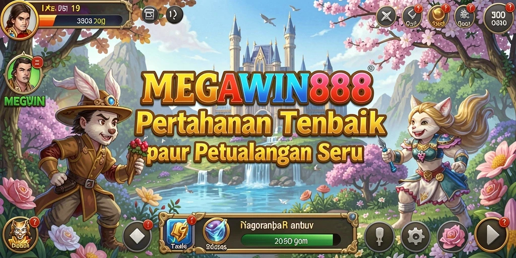 Tampilan gameplay seru dengan strategi menara yang menawan.