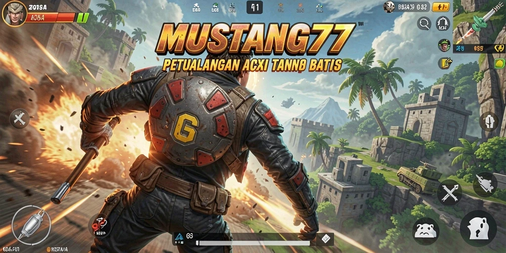 Menampilkan momen mendebarkan dalam permainan aksi MUSTANG77.