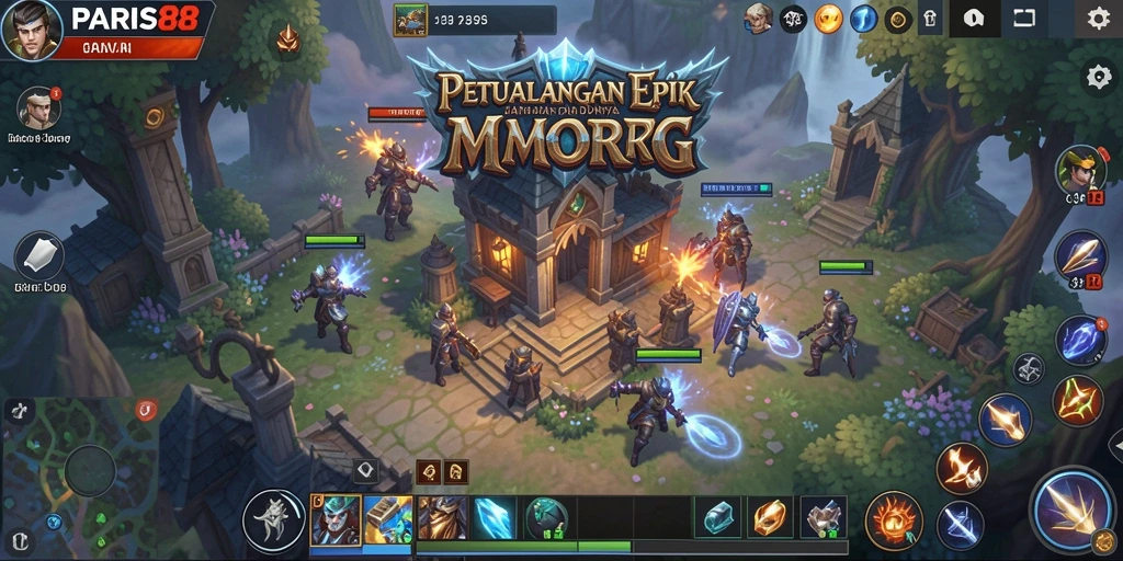 Tampilan gameplay epik dari PARIS88 dengan grafis yang menakjubkan.