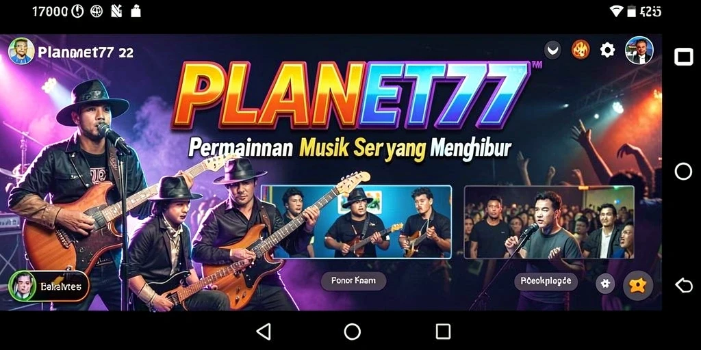Tampilan gameplay PLANET77 yang seru dan interaktif.