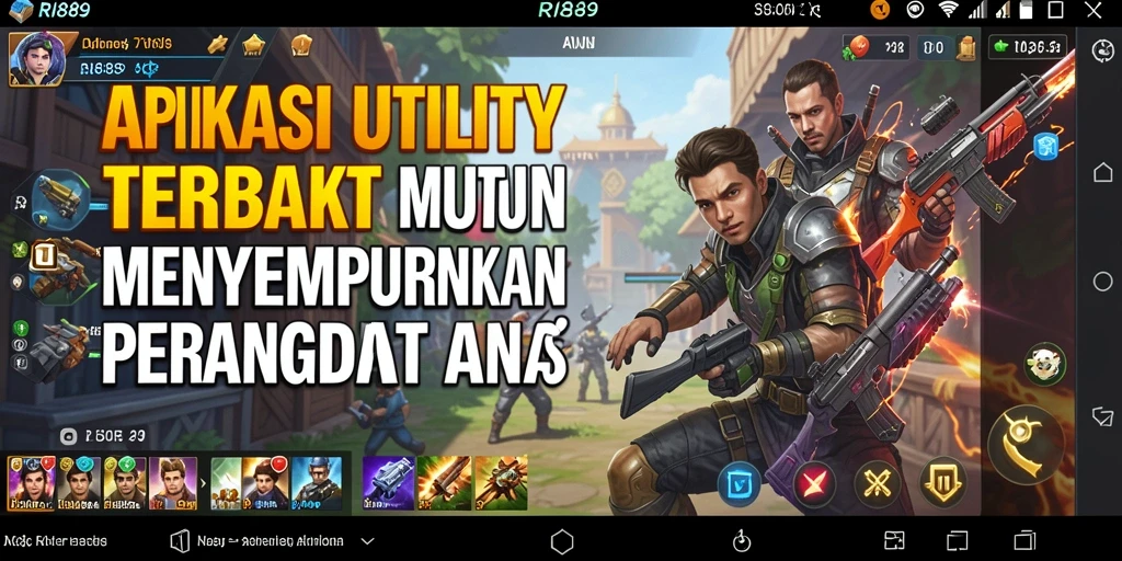 Tampilan antarmuka RI889 yang sederhana dan informatif.