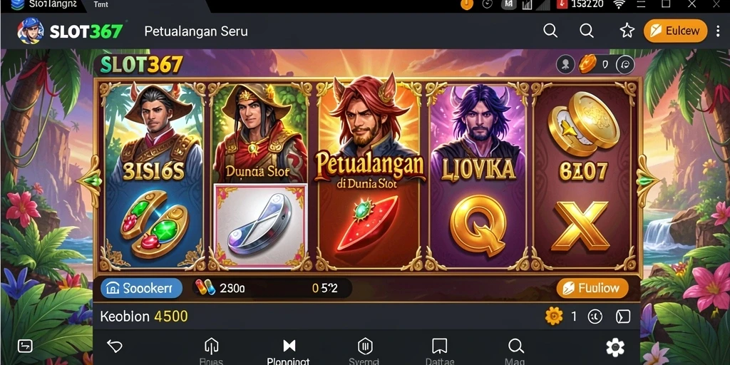 Tampilan menarik dari gameplay SLOT367 saat berpetualang di slot.