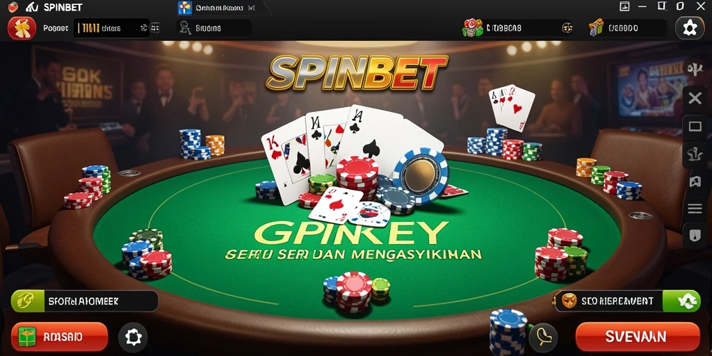 Tampilan gameplay SPINBET yang menegangkan dan menarik.