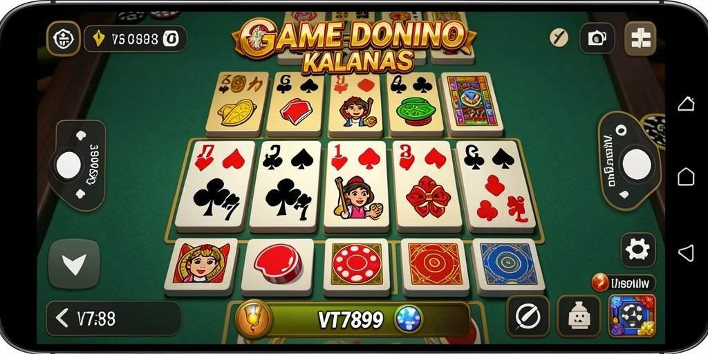 Tampilan gameplay Domino yang menarik dan menghibur.