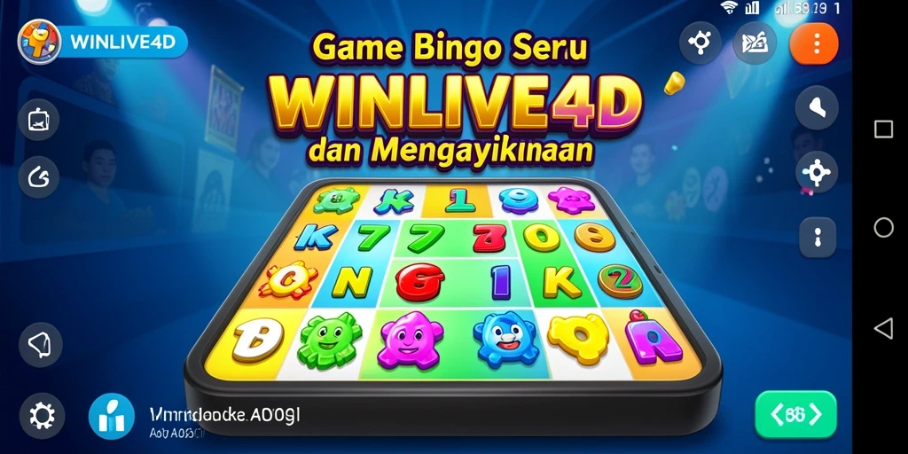 Tangkapan layar gameplay seru Bingo di WINLIVE4D.